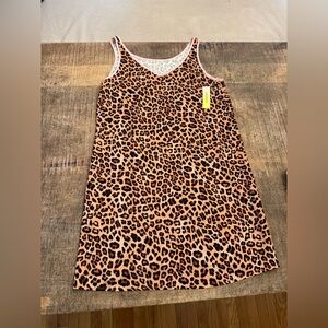 Summersalt Womens Medium Night Gown Leopard Print